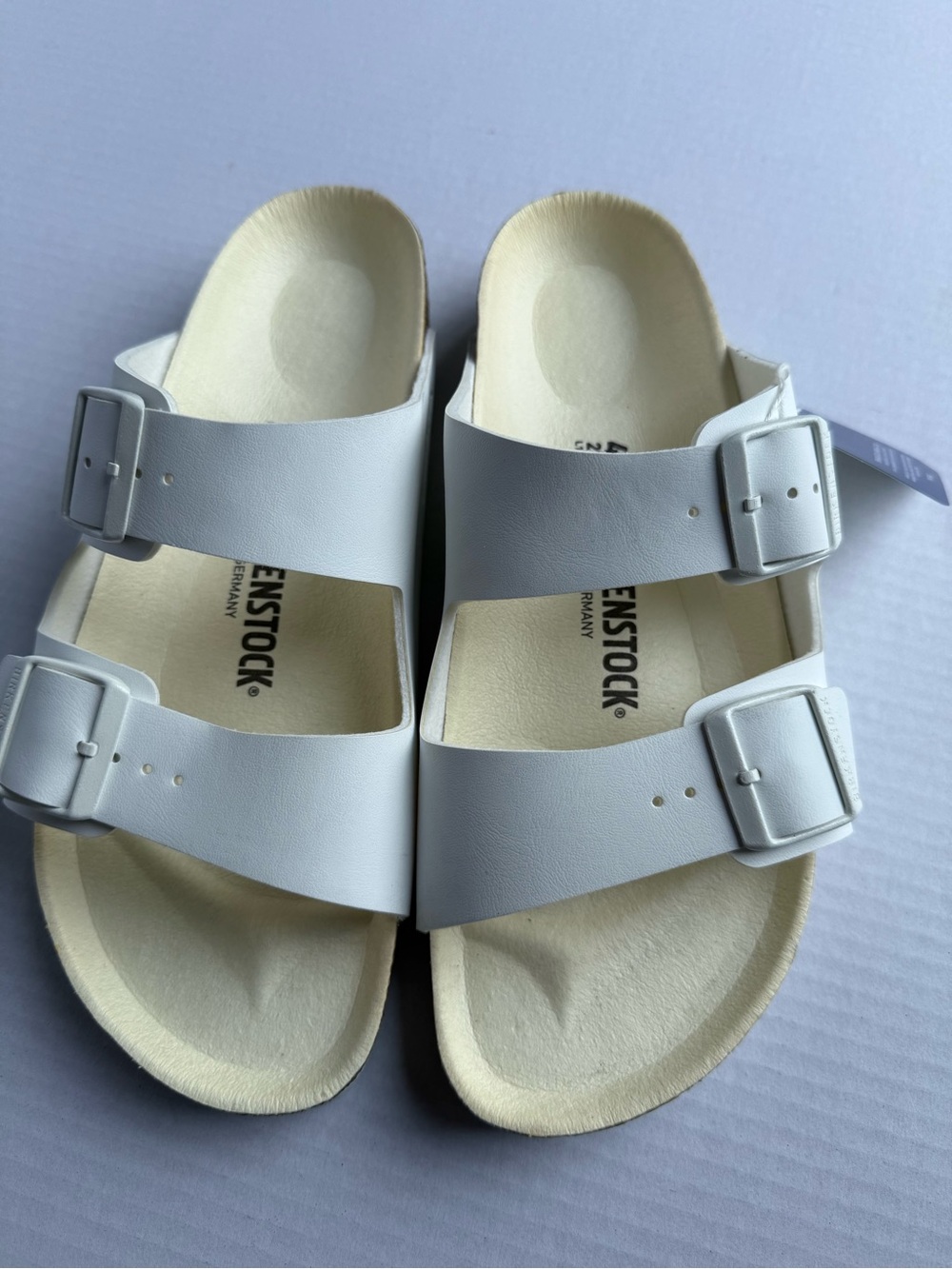 Birkenstock Arizona White Birko-Flor EU 42 Women’s 11 NEW IN BOX